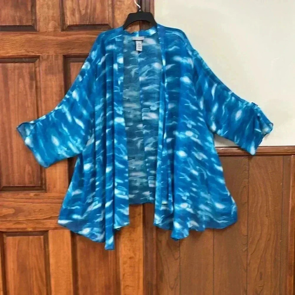 Catherines Tunic/Duster/Cardigan Easy Fit High Low Size 4X 30/32 Women - Picture 9 of 9